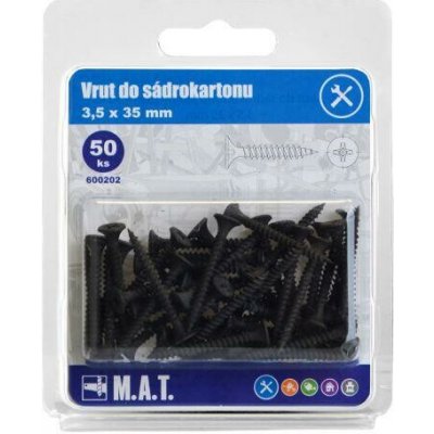 Vrut do sádrokar.3,5x35mm jemný z.,f. (50ks) – Hledejceny.cz