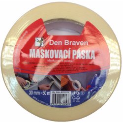 Den Braven maskovací krepová páska B7021RLV 30 mm x 50 m lepicí páska -  Nejlepší Ceny.cz