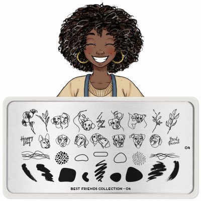 Image destička MoYou Best Friend 04 – Zboží Dáma