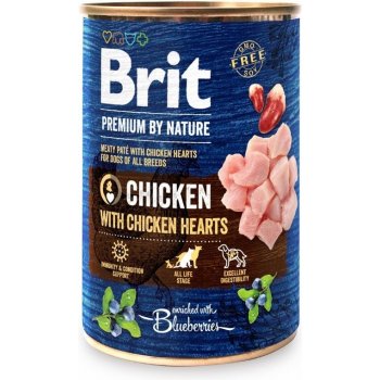 Brit Premium by Nature Chicken with Hearts 400 g