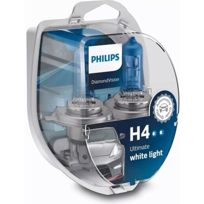Philips DiamondVision H4 P43t 12V 60/55W 2 ks 12342DVS2 – Hledejceny.cz