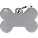 My Family Big Bone Aluminum gravírovateľný přívěsek 2,5 x 3,8 cm – Zboží Mobilmania