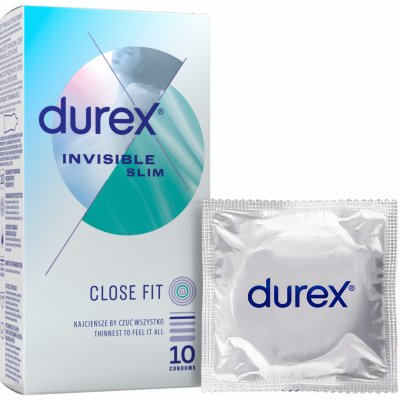 Durex Invisible Close Fit 10 ks – Hledejceny.cz