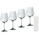 Nachtmann skleničky na gin s tonikem 4 ks 640 ml + 4 brčka, Nachtmann 103143 – Zboží Dáma