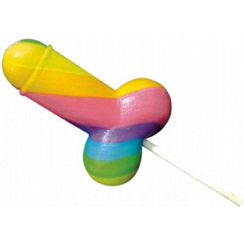 Spencer & Fleetwood Rainbow Lízátko ve tvaru penisu 85g
