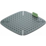 Podložka do horkovzdušné fritézy 22 x 22 cm, šedá, silikon, Lékué – Zboží Mobilmania