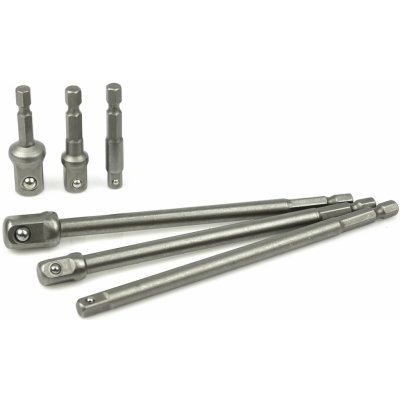 Sada adaptérů do vrtačky 1/2" 3/8" 1/4" 6 ks, Geko G10172 – Zboží Mobilmania