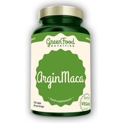 GreenFood Nutrition ArginMaca 120 kapslí – Hledejceny.cz