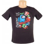 Among us tričko Impostor černá – Sleviste.cz