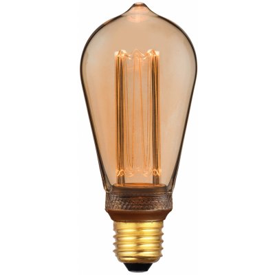 Nordlux LED žárovka Retro Deco Edison 3,5W E27 1800K zlatá