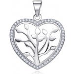Nubis Stříbrný přívěsek srdce strom života NB 4426 – Sleviste.cz