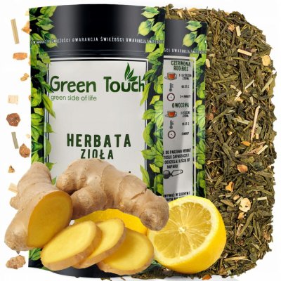 Green Touch Zázvor s citronem Zelený čaj 500 g
