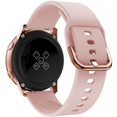 BStrap Silicone řemínek na Samsung Galaxy Watch Active 2 40/44mm, sand pink SSG002C06