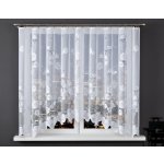 Dekorační oblouková krátká záclona na žabky ANIELA bílá 300x150 cm MyBestHome – Zboží Dáma