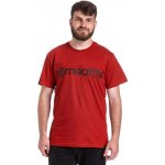 Meatfly pánské tričko MF Logo Bright red – Zboží Dáma