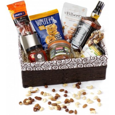 Dárkový koš chlapská záležitost s gravírováním 63478 bez gravírování – Zboží Mobilmania