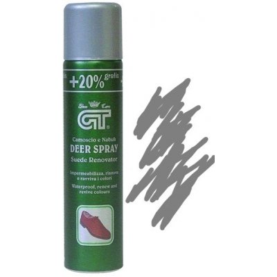 GT Deer Spray renovátor na velur a nubuk šedý 250 ml – Zboží Mobilmania