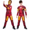 Dětský karnevalový kostým Svalnatý Iron man s maskou