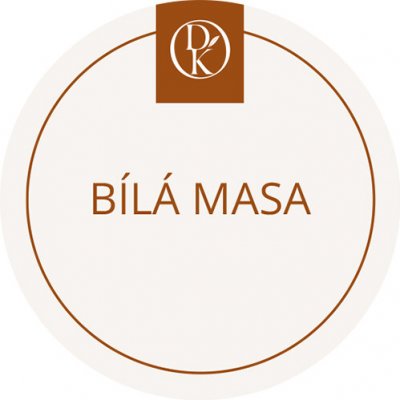 Davídkovo koření Etiketa Bílá masa béžová průměr 4,5 cm 1 ks – Hledejceny.cz