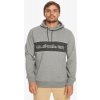 Pánská mikina Quiksilver BOLD OMNI DARK GREY HEATHER mikiny přes hlavu šedá