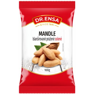 Dr. Ensa Mandle blanšírované pražené solené 100 g