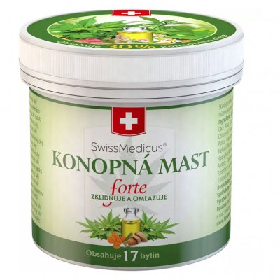 Swissmedicus Konopná mast Forte 125 ml – Zbozi.Blesk.cz