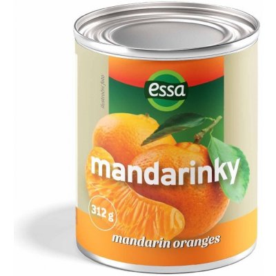 Essa mandarinky loupané celé 312 g – Hledejceny.cz