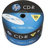 HP CD-R 700MB 52x, spindle, 50ks (69300) – Zboží Živě