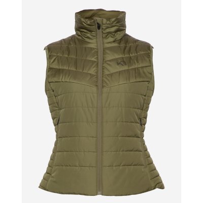 Kari Traa Sanne Hybrid Primaloft Vest Tweed zelená