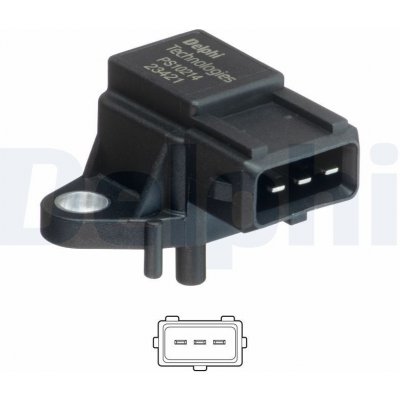 Senzor tlaku sacího potrubí DELPHI PS10214 | Zboží Auto