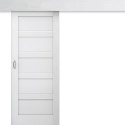 Invado Posuvné dveře na stěnu Bianco Nube 1 Bílá 60 x 197 cm – Zbozi.Blesk.cz