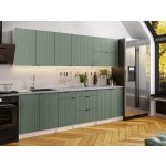 FRONTI Kuchyňská linka PEREA 260 cm Olive – Sleviste.cz