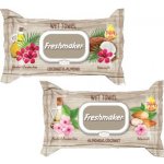 Freshmaker vlhčené ubrousky Coconut & Almond 144 ks s červenou květinou – Zboží Dáma
