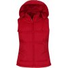 Dámská vesta B&C Bodywarmer Zen+ dámská prošívaná vesta JW935 Red