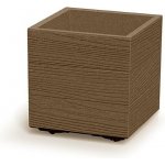 Prosperplast Květináč MADERA SQUARE eco wood 28,8 cm naturo – Zboží Mobilmania