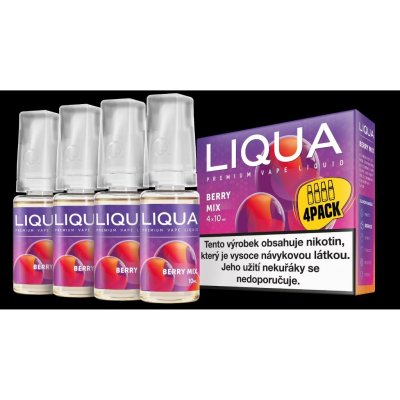 Ritchy Liqua Elements 4Pack Berry Mix 4 x 10 ml 6 mg – Hledejceny.cz