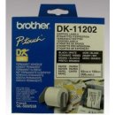 Brother 62mm x 100mm, bílá, DK11202