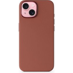 Epico Mag+ Leather Case iPhone 15 Plus hnědé