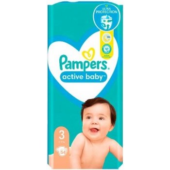 Pampers active baby 3 54 ks