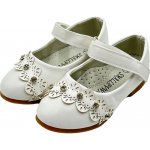 Dívčí baleríny LY23/25 bílé – Zboží Dáma