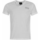 Firetrap Striding V Neck T Shirt Mens Grey Marl