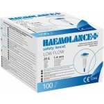 Lanceta Haemolance Plus varianta: modrá 25 G, 1,4 mm, 100 ks – Hledejceny.cz