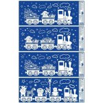 Anděl Okenní fólie se sněhovým efektem - vláček - 60 x 22,5 cm - 277 – Hledejceny.cz