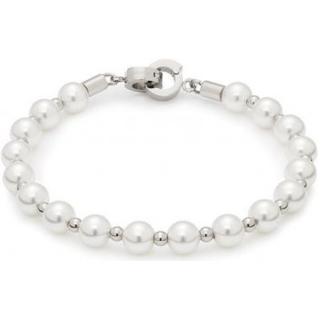 Jewels by leonardo náramek s perlami darlin'ssignora 015860 stříbrná-perleťová