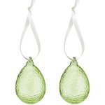 Skleněná velikonoční vajíčka Gry Lime set 2 ks COOEE Design – Hledejceny.cz