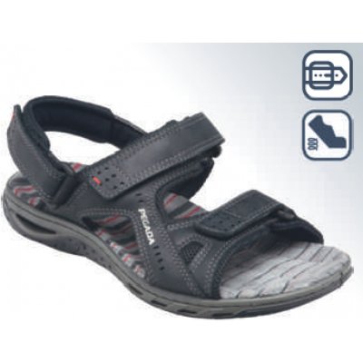 Santé PE/31604-06 Nero zdravotní sandál – Zboží Mobilmania