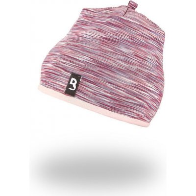 Little Angel čepice podšitá Outlast® Bordó melír/sv.pudrová – Sleviste.cz