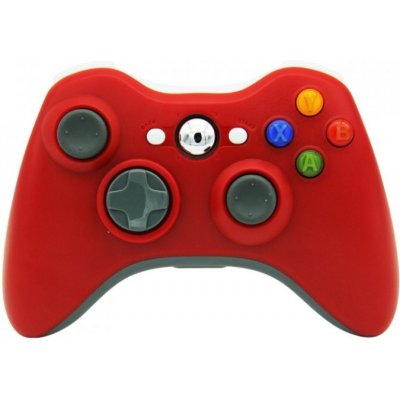 PSko bezdrátový ovladač pro Xbox 360 červený 13312 – Zboží Mobilmania
