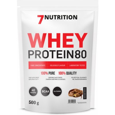 7NUTRITION Whey Protein 80 500 g – Zboží Mobilmania