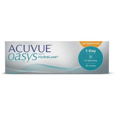 Johnson & Johnson Acuvue Oasys 1-Day with HydraLuxe for Astigmatism 30 čoček